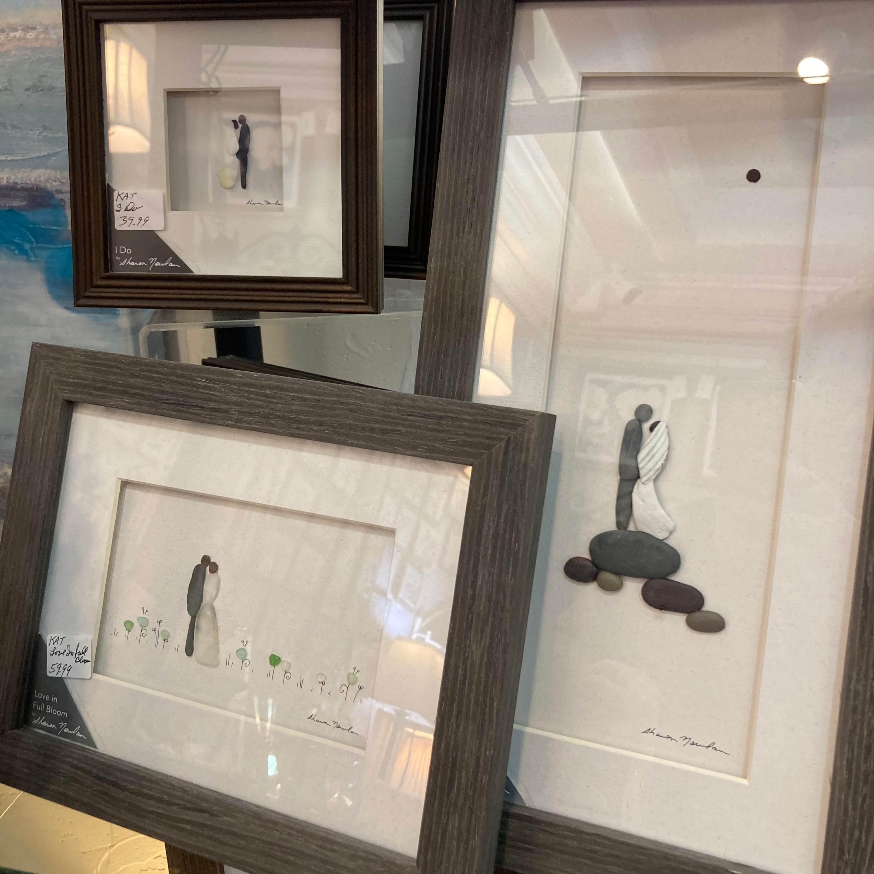 Pebble Art - Wedding Couples